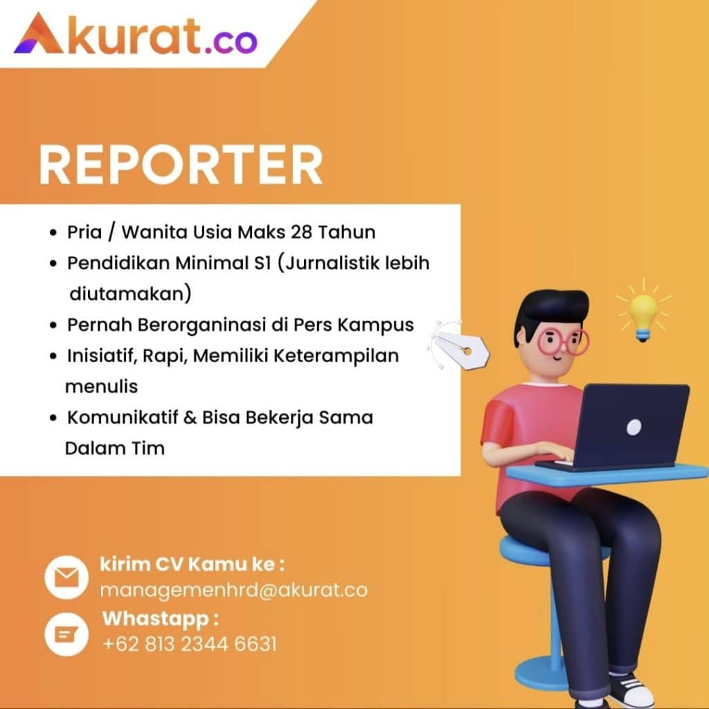Lowongan Kerja Reporter Akurat.Co
