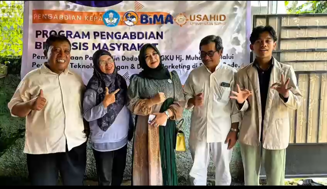 Dokumentasi kedua PKM kolaborasi dosen dan mahasiswa